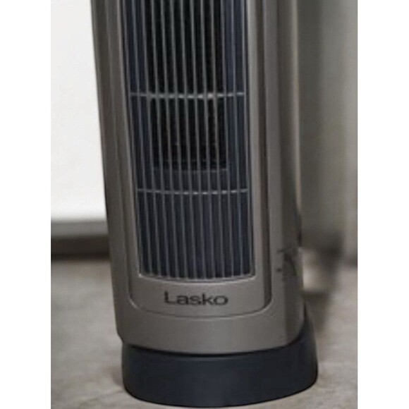 Lasko 755320 Oscillating Digital Ceramic Tower Heater for Home - Silver - Picture 2 of 5